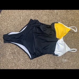One piece bathing suit
